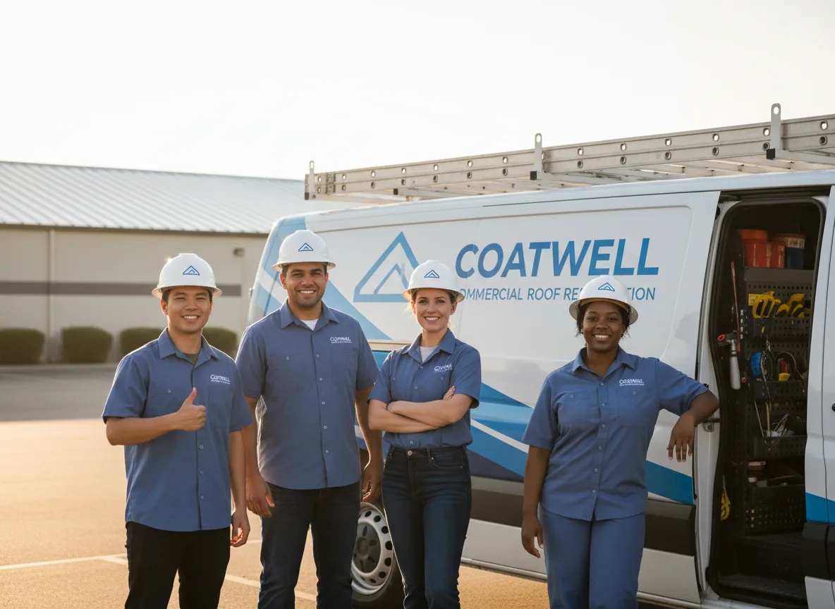Commercial roof coating company in Edenville, MI